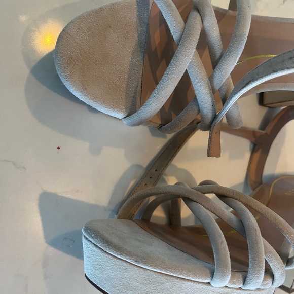 🎉New🎉COLE HAAN Suede Grove Platform Sandals Size 9 - Picture 3 of 6